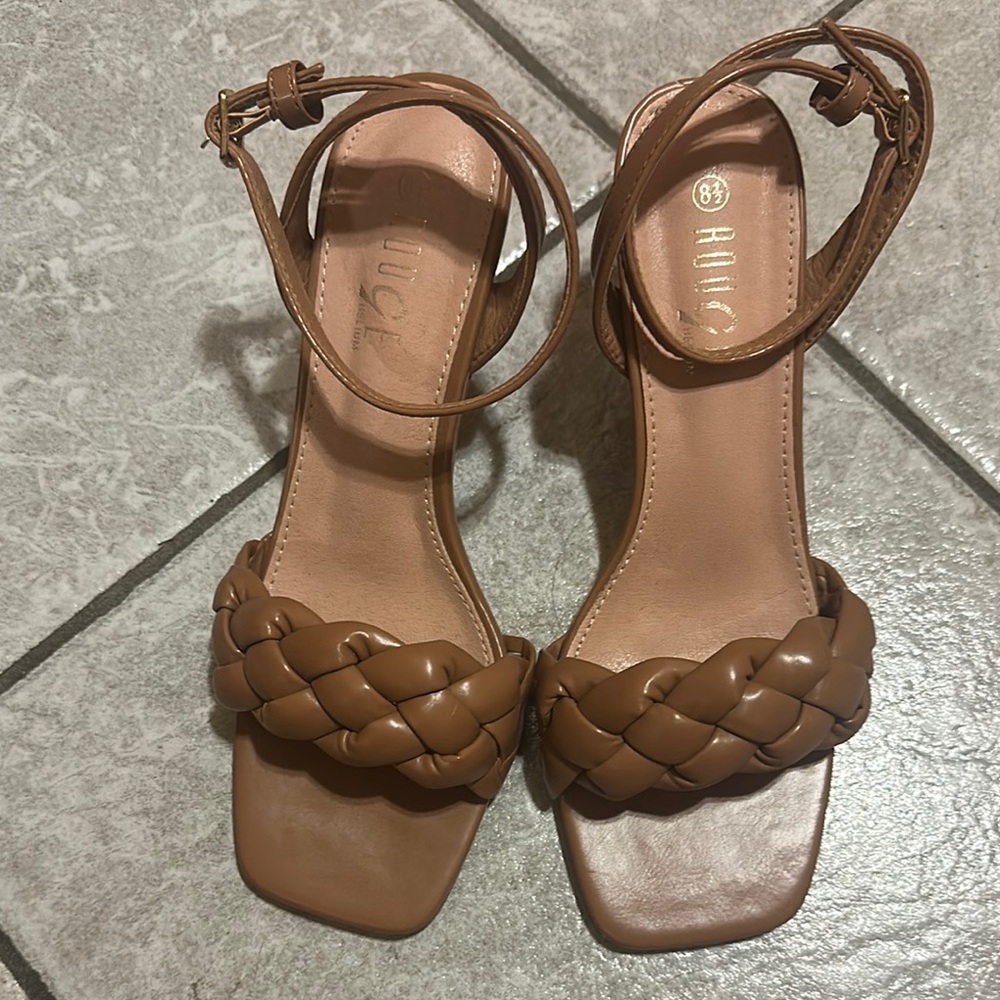 Rogue Brown Strappy Leather Sandals